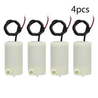 【✱2023 HOT✱】 yu5815844814814714 4ชิ้น/เซ็ต Dc 3V 5V Micro Submersible ปั๊มน้ำจิ๋วตู้ปลาน้ำพุไร้แปรงมอเตอร์ปั๊มน้ำแบบจุ่ม