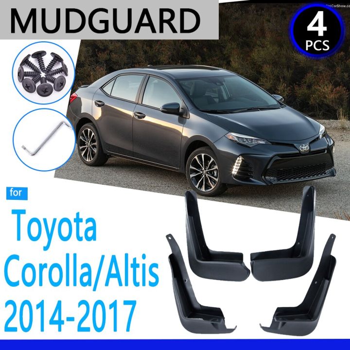 Mudguards for Toyota Corolla Altis E170 2014 2015 2016 2017 Car Accessories Mudflap  Fender Auto Replacement Parts