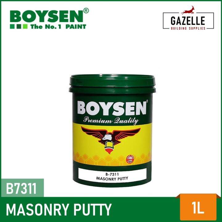 Boysen Masonry Putty B7311 Concrete Brick Wall Putty 1L / 4L Lazada PH