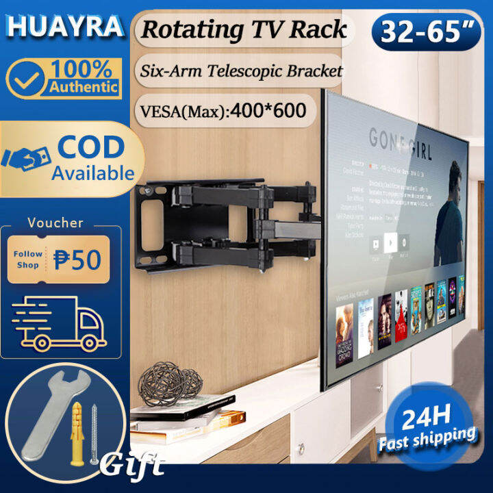 Universal TV Wall Mount Fit for 32"65" LED LCD Plasma Screen 6 Arms