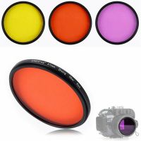 【CW】 67mm Full Color Red Purple yellow Dive Filter for Sony Nikon Canon Camera Lens New diving Filter