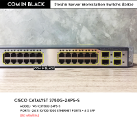 Cisco Catalyst 3750G-24PS-S (มือ2 พร้อมใช้งาน)