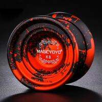 LazaraSport MAGICYOYO โยโย่ไม่ตอบสนอง K8อลูมิเนียม Professional Yo-Yo สำหรับ1A 3A 5A String Trick Play-สีแดงสีดำ