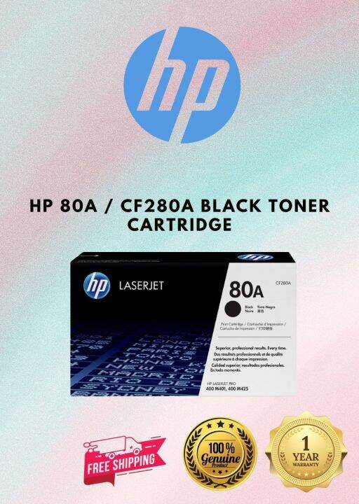 Cf280a 80a Original Black Toner Cartridge Lazada 5923