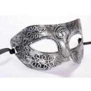 Frsdg Masquerade bạc cổ điển bữa tiệc Halloween Roman Mặt nạ Mặt trang trí