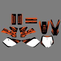 ℗✿ NICECNC Motorcycle 1 set Team Background Graphic Sticker Decals Kit For KTM SX50 SX 50 2002 2003 2004 2005 2006 2007 2008