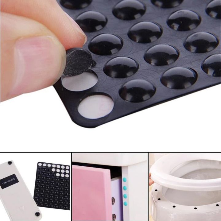 100-pcs-selective-color-wall-stickers-strong-self-adhesive-door-stopper-rubber-damper-buffer-cabinet-bumpers-wall-protector-decorative-door-stops