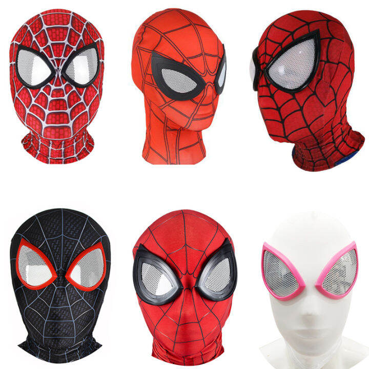 SpiderMan Mask Peter Parker Balaclava Full Head Superhero Spider