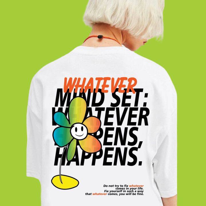 มีสินค้า-เสื้อ-whatever-ผ้าcotton-100-มีสองสี-ทั้งทรงปกติและ-oversize