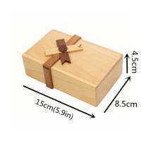 L38E Puzzle Gift Case Box with Secret Compartments, Wooden Money Box to Challenge Puzzles Brain Teasers for Adults
