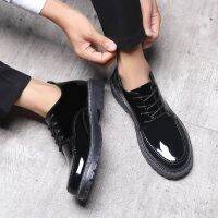 Newly Mens Leather Shoes Size Head Leather Soft Anti-slip Driving Shoes Man Spring Leather Shoes 2021 New