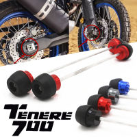 สำหรับ YAMAHA Tenere 700 TENERE 700 2019 2020 2021รถจักรยานยนต์ด้านหน้าด้านหลังเพลา Slider ล้อ Crash Protector อุปกรณ์เสริม