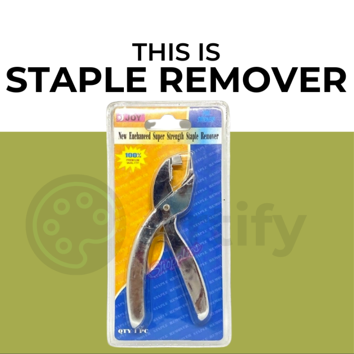 Joy Staple Remover Plier Type Heavy Duty [Artify] Lazada PH