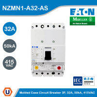 EATON Molded Case Circuit-Breaker (MCCB) 3P, 32A, 50kA ที่ 415VAC รหัส NZMN1-A32-AS สั่งซื้อได้ที่ร้าน Ucanbuys