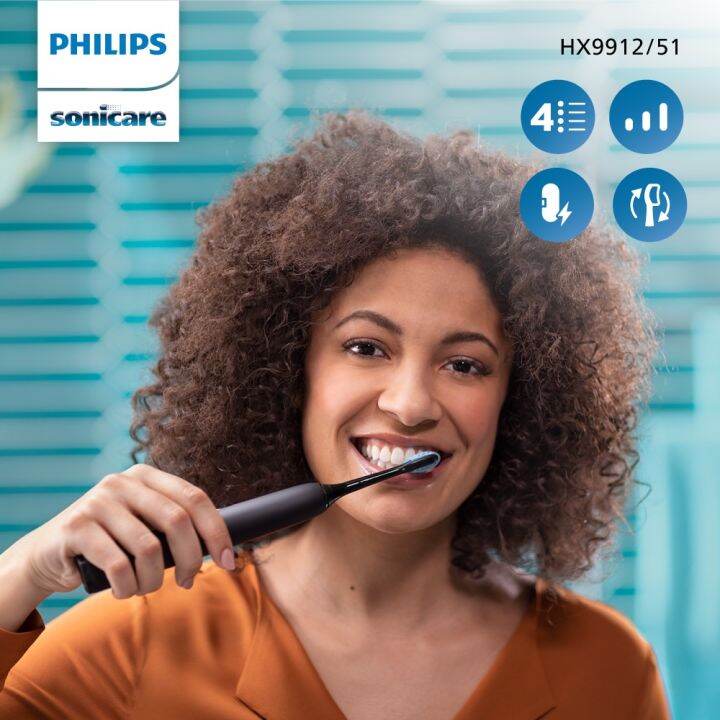 Philips Sonicare Electric Toothbrush connected application (Black