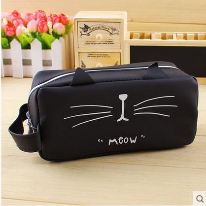 เครื่องเขียนกระเป๋าใส่ดินสอ-estuche-scolar-stylo-04892ซิลิกาเจลสำหรับกล่องดินสอน่ารักโรงเรียนแมว