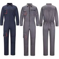 ผู้ชายทำงานหลวมเครื่องแบบทำงาน Coveralls เชื่อมสูทช่างซ่อมรถการประชุมเชิงปฏิบัติการ J Umpsuit ช่างขนาดใหญ่ครัวเรือน Workwear