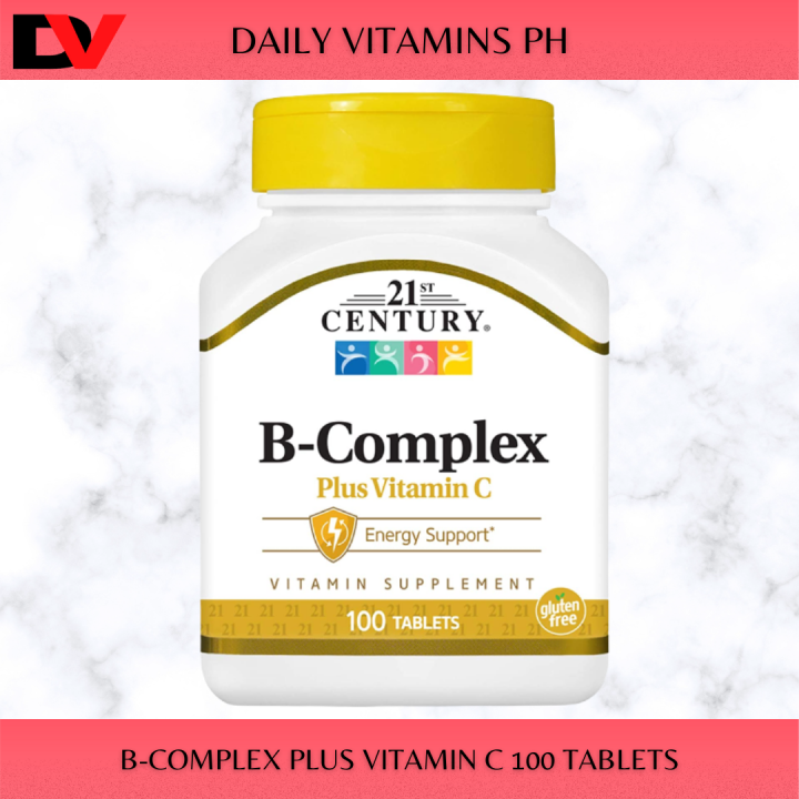 21st Century, Plus Vitamin C, 100 Tablets Energy Support