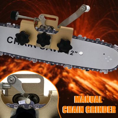 Portable Chain Saw Sharpeners Chainsaw Chain Sharpening Kit Woodworking Grinding Stones Electric Chainsaw Grinder Tool