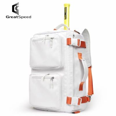GreatSpeed กระเป๋าเทนนิส/กระเป๋าแบดมินตันไหล่3ชิ้นผ้ากระเป๋ากีฬาอเนกประสงค์กันน้ำ