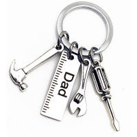 Dad Papa Gifts Screwdriver Daddy Wrench Keychain Fathers Day Tools Keychain