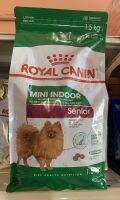 ROYAL CANIN MINI INDOOR SENIOR 1.5 kg.สำหรับสุนัขเลี้ยงในบ้านพันธุ์เล็กอายุ 8 ปีขึ้นไป ขนาด 1.5 กก