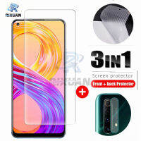 Rixuan 3ใน1ล้างกระจกเทมเปอร์สำหรับ OPPO A54 A53 A52 A92 A5S A12 A3S F11 Pro F11 Reno 5 Reno 4 Reno 2F Anti-Scratch จอ HD Protector