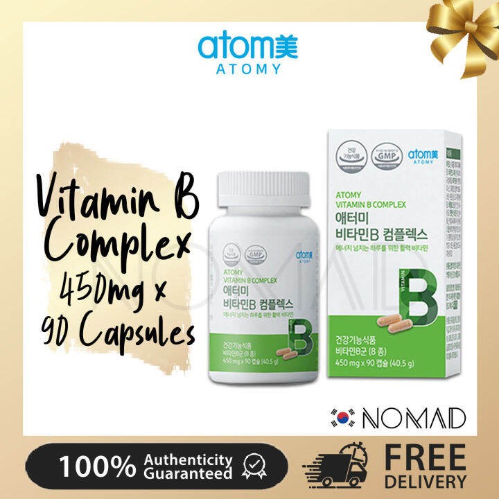 [Atomy] Vitamin B Complex 450mg X 90 capsules Lazada