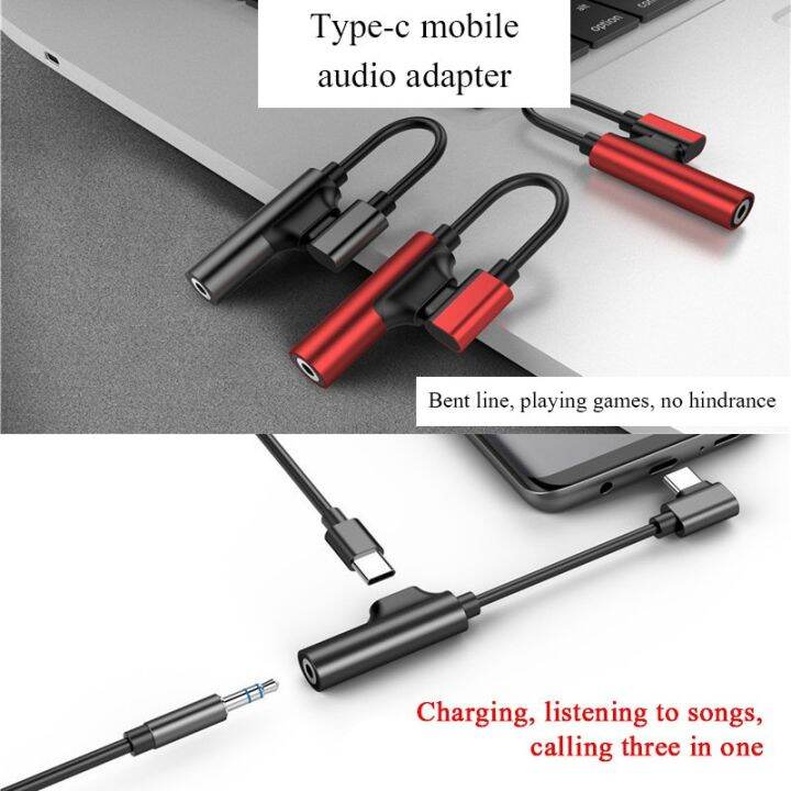 usb-type-c-to-3-5mm-jack-aux-audio-charging-2-in-1-connector-earphone-changer-dual-plug-adapter-for-type-c-cable