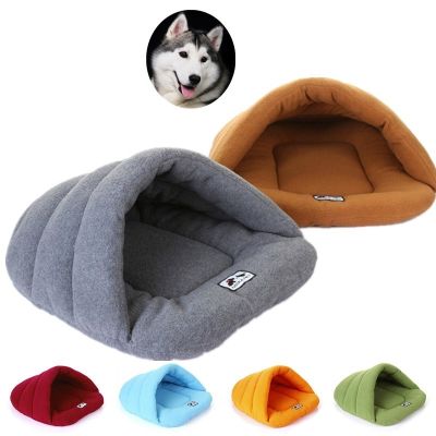 [pets baby] อบอุ่น SoftFleece สุนัข BedsWarm สัตว์เลี้ยงอุ่นเสื่อรองเท้าแตะเตียง Kennelfor CatsNest ถ้ำเตียง