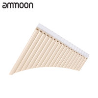 [ammoon]18ท่อขลุ่ยอินคาคีย์ Panpips เครื่องเป่า Pan Flute กับปากแซคโซโฟนสำหรับผู้เริ่มเรียนเริ่มต้นกับกระเป๋าหิ้ว