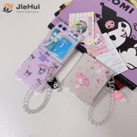 JieHui สำหรับ Samsung Z Flip5/Z Flip4/Z Flip3เคสโทรศัพท์แฟชั่น