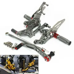 Black Motorcycle Parts CNC Aluminum Rearset Reverse Shifter Link