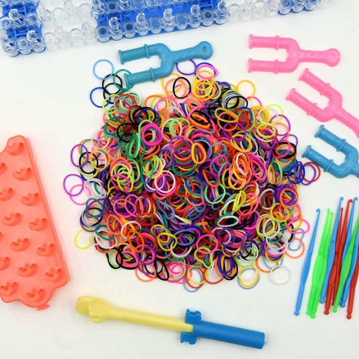 600pcs-loom-rubber-bands-bracelet-rainbow-bands-make-woven-bracelet-diy-toys-christmas-gift-for-kids-arts-crafts-diy-toys