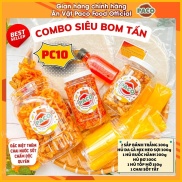 COMBO BÁNH TRÁNG PHƠI SƯƠNG SIÊU BOM TẤN PC10 GỒM TỐP MỠ DA GÀ DA HEO SỢI