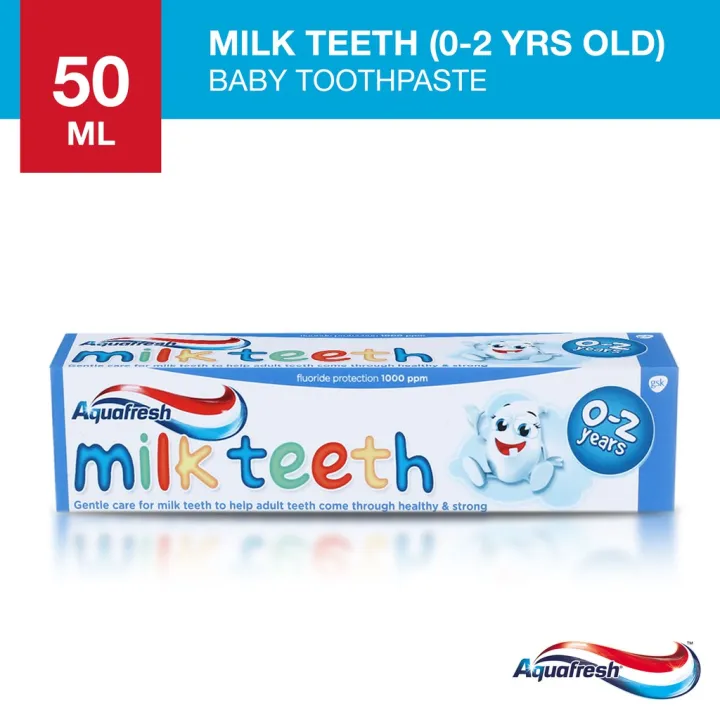 Aquafresh Kids Milk Teeth Toothpaste for Toddlers 02 years old 50ml