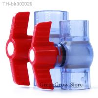 ∏☫ 1pc ID.20 63mm Transparent PVC Globe Valve Aquarium Tank UPVC Tube Joint Tank Garden Water Pipe Connectors Irrigation Ball Valve