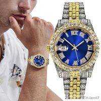 ⌚ Fashion Cuba bracelets suit alloy set auger man watches hip-hop fashion mens watch