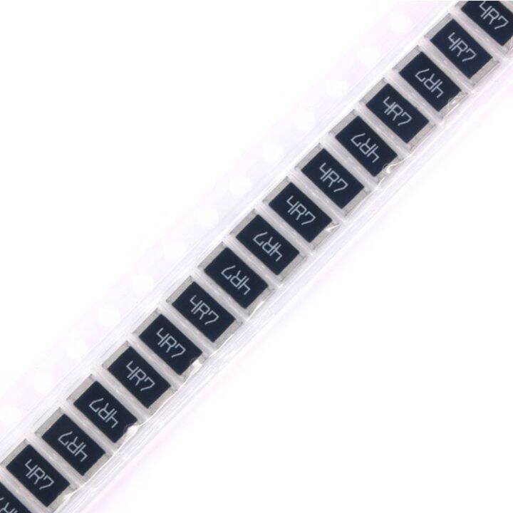 50 pcs 2512 SMD Resistor 4.7 ohm 4.7R 4R7 Chip Resistance 1W 5 DIY