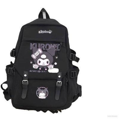 Sanrio Kuromi Backpack for Women Men Student Large Capacity Breathable Printed Personality Multipurpose female Bags