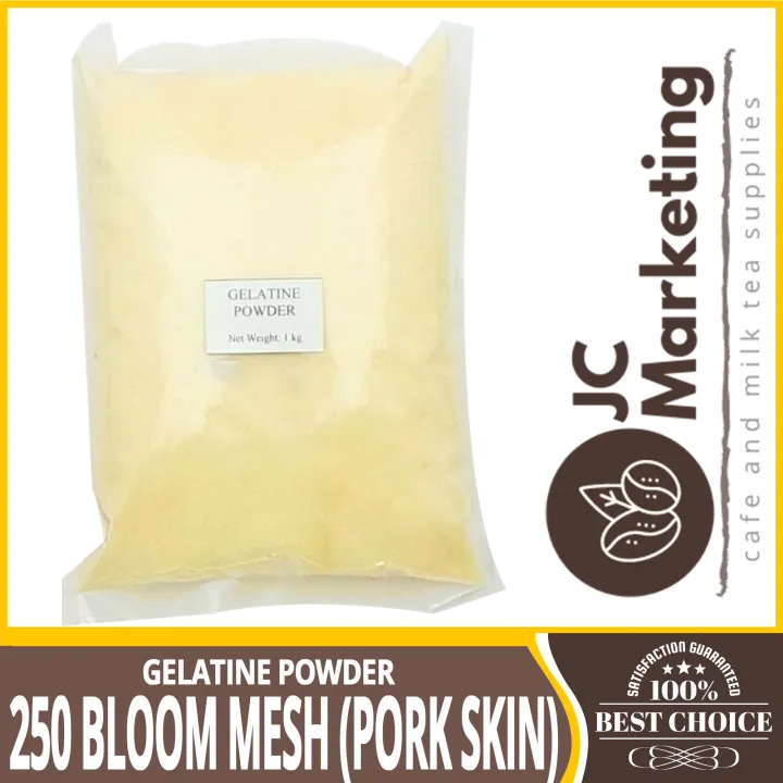 （Hot sale） Gelatine 250 Mesh (Pork Skin) Available 250g 1kg Lazada PH