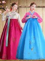 แบบดั้งเดิมเกาหลีเสื้อผ้าชุดแต่งงาน Hanbok ชุดผู้หญิงโบราณ Palace Robe V คอแห่งชาติ asien styleather