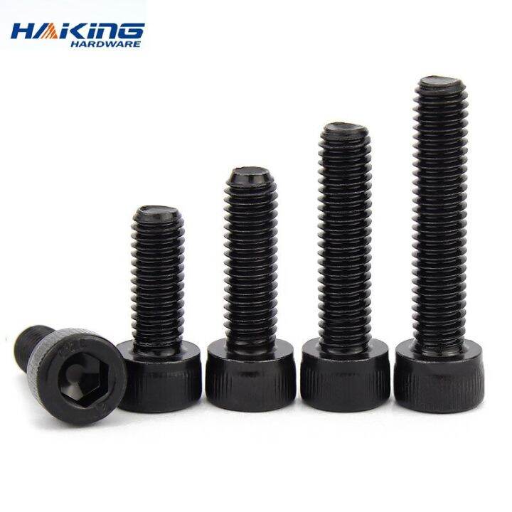 hexagon-hex-socket-cap-head-screw-bolts-m2-m2-5-m3-m4-m5-m6-m8-m10-12-9-grade-carbon-steel-allen-screw-din912-nails-screws-fasteners