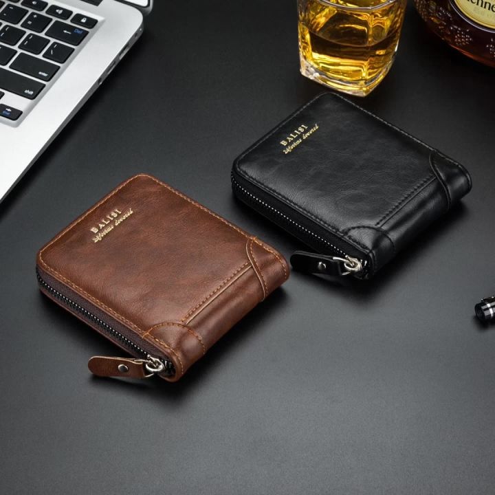 new-vintage-short-mens-wallet-high-quality-business-purses-retro-small-leather-wallet-men-luxury-card-holder-zipper-coin-purs