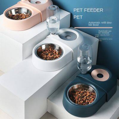 Supplies Four Seasons Automatic Drinking Water Non-slip Dog Food BowlCat Water Bowl Anti-overturningDog Water BottleDog Bowl