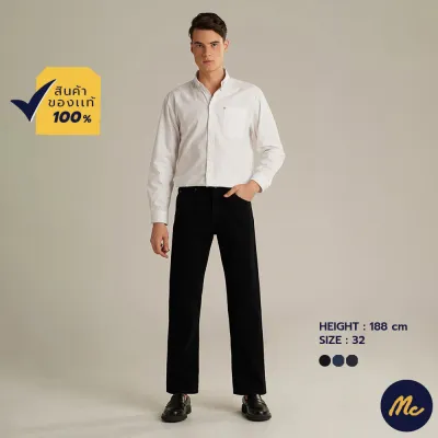 Mc JEANS กางเกงยีนส์ผู้ชาย ทรงกระบอกใหญ่ (Regular) มี 3 สี MAR3110