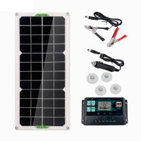 30W Solar Panel Car Van Boat Caravan Camper Trickle Portable 12V Battery Charger With 10A controller