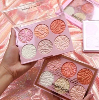 SIVANNA GLOWER CHEEK AND ILLUMINATE PALETTE**ของแท้ พร้อมส่ง