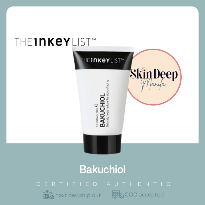 The Inkey List Bakuchiol Moisturizer 30ml/ Retinol Alternative / Pregnant and Breastfeeding Safe