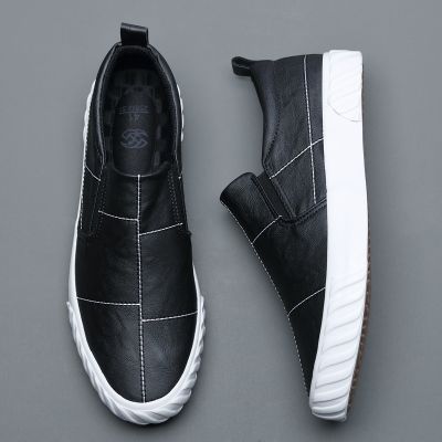 Plus 11 12 Brand New Men Casual Sneakers Breathable Low Top Lazy Soft Sole Driving Shoes Youth Trendy Designer Slip On Loafers